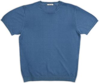 L.B.M. 1911 Heren T-shirt Finezza 16 Suikerpapier - Heren - T-shirts - Blauw - 4XL - Katoen - Tops