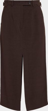 Co Tailored Slit Midi Pencil Skirt