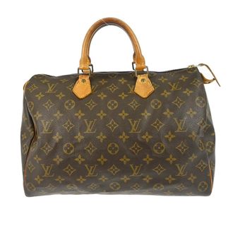 Louis Vuitton Speedy Monogram Canvas Brown Canvas Handbag (Pre-Owned)