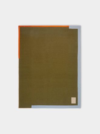 Studio Shamshiri Handwoven Cashmere Irregular-Border Throw (79in/2m x 59in/1.5m)