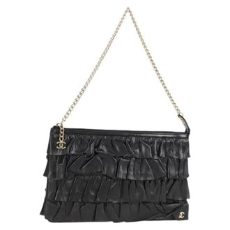 Chanel Pre-owned Clutches, female, Black, Size: ONE SIZE Pre-owned Vintage Clutch