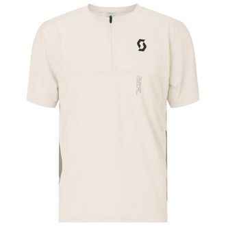 Scott Tee Vertic Zip S/S Velotrikot f&uuml;r Herren | wei&szlig;