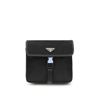 Prada Nylon and Saffiano Shoulder Bag