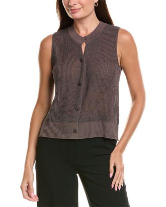 Eileen Fisher Silk-Blend Vest