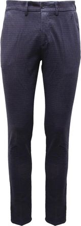 Harmont & Blaine Narrow FIT Broeken - Heren - Slim Fit Broeken - Blauw - XS - Leer - Broeken