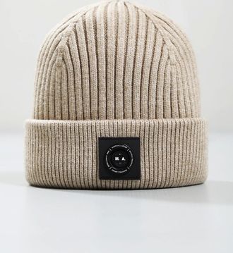 Marshall Artist Mens Siren Beanie - Stone - Tan