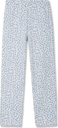Petite Plume Pima Cotton Pointelle Pants in Blue at Nordstrom, Size X-Large