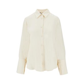 Max Mara Reversed satin shirt Woman 46