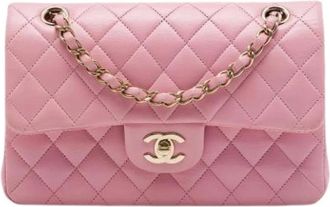 Chanel Borsa a spalla vintage Pre-owned Double Flap - - Pre-owned - Donna - Rosa - ONE SIZE