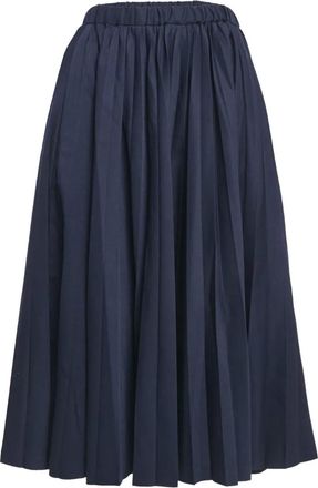Comme Des Garçons 2024 pleated midi skirt - Blue