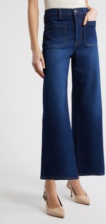 Frame Denim The Anchor High Waist Patch Pocket Jeans in Cicero at Nordstrom, Size 33
