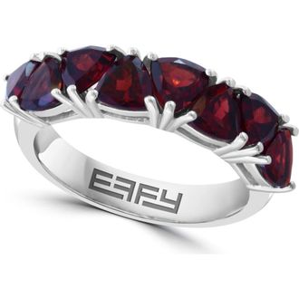 Effy Sterling Silver Garnet Ring in Red at Nordstrom Rack, Size 7