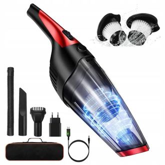 OEM Aspiradora Port&aacute;til Inal&aacute;mbrica Potente Para Coche, 120 W, 7200 Pa