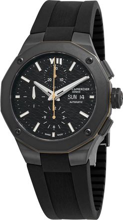 Baume & Mercier Pre-owned Baume et Mercier Riviera Chronograph Automatic Black Dial Mens Watch M0A10625