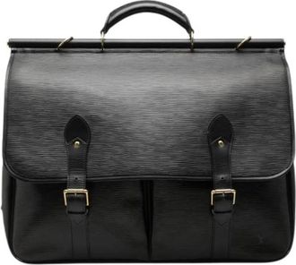 Louis Vuitton Pre-owned Sac Chasse Epi Boston Bag - Heren - Vintage Handtas - Zwart - ONE Size - Leer - Vintage