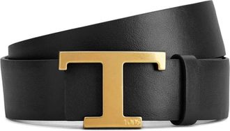 Tod's Tods T Tijdloze leren riem