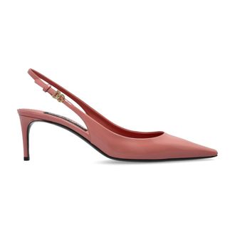 Dolce & Gabbana Pumps, female, Pink, Size: 7 1/2 US Pointed-toe Slingback Pumps