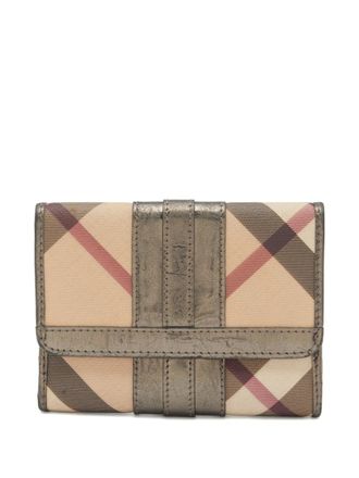 Burberry check-print wallet - Neutrals