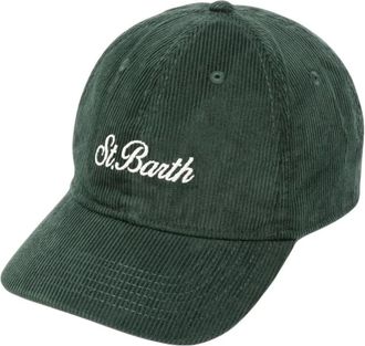 MC2 Saint Barth Cappellino da baseball in corduroy - - Accessories - Uomo - Verde - ONE SIZE