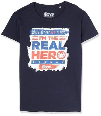 The Boys METBOYSTS025 Mens T-Shirt, Navy, XS, Navy Blue, XS
