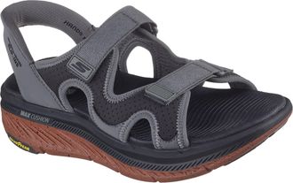 Skechers Mens Hands Free Slip-ins Max Cushioning Premier 2.0 Julian Sandal Sports Sandals, gray, 13 UK