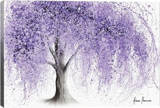 iCanvas Icanvas Purple Wishing Willow Wall Art By Ashvin Harrison