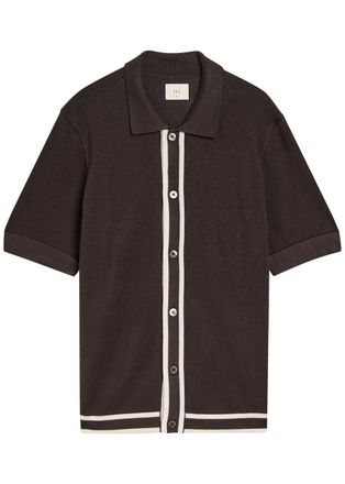 CH&Eacute; Studios Che George Open-knit Shirt - Dark Brown - M