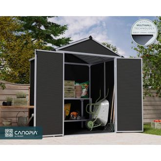 Canopia by Palram Palram - Canopia Rubicon Caseta De Jardin Ultra Durable Para Exteriores 154x185x217 Cm