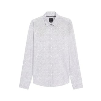 HUGO BOSS Overhemden, Heren, Wit, L, Boss - Overhemden > Formele Overhemden