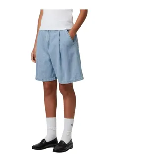 Carhartt Work in Progress Korte Broeken, Dames, Blauw, S, Katoen, Alta Short