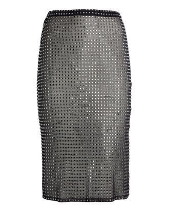 CHRISTOPHER ESBER Navy Cristalla Midi Skirt Size XXS