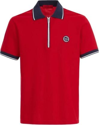 Carolina Herrera Heren, Tops, Rood, Maat: XL Piqué