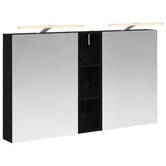 vidaXL Juego De Muebles De Ba&ntilde;o Con Estante 3 Pcs 120 X 14,5 X 70 Cm Vidaxl