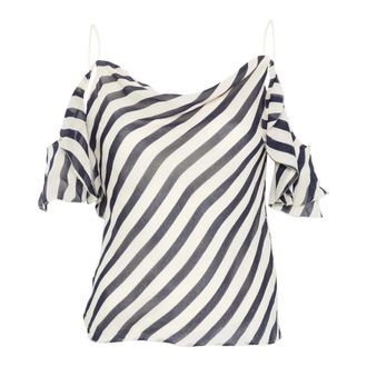 Self Portrait Blouses, female, Multicolor, Size: 2XS Ss26176Tannavy Top