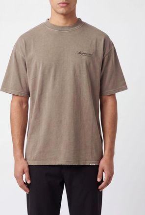 Represent T-shirt in cotone relaxed fit con logo posteriore