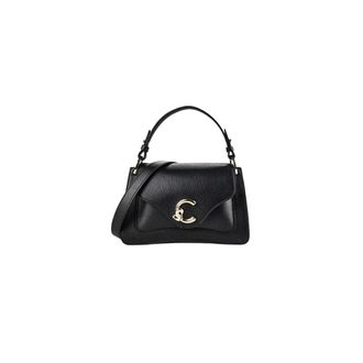 Coccinelle C-Me Schoudertas - Dames - Handtassen - Zwart - ONE Size - Leer - Tassen
