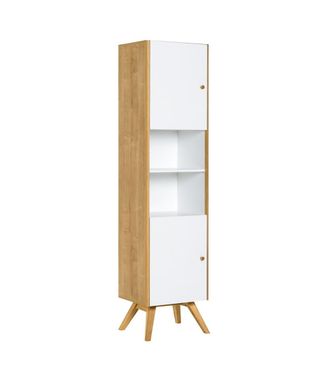 Calicosy Vitrina 2 puertas con estante central 207,5 cm blanco