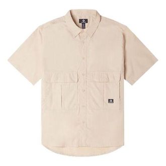 Converse Woven Cargo Shirt Light Brown 10024742-A02