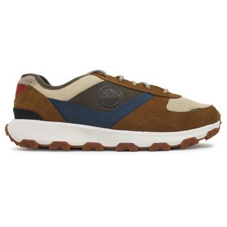 Timberland Winsor Park Oxford Nubuck Leather Mens Comfort Trainers - Brown - Size:UK 9.5