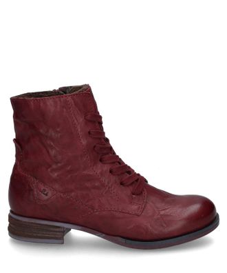 Josef Seibel SANJA 01 Womens Boots Burgundy - Red Leather - Size UK 4.5