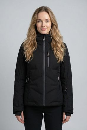 Icepeak Skijacke ICEPEAK ICEPEAK FLOVILLA, Damen, Gr. 50, basic schwarz, Obermaterial: 100% Polyester. Futter: 100% Polyester. Wattierung: 100% Polyester, Jac