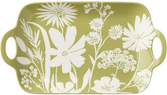 Certified International Wildflowers Wax Off Rectangular Platter