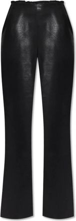 Diesel P-Lumys Broek - Dames - Wijde Broeken - Zwart - M - Wol - Broeken