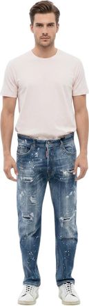 Dsquared2 Blue Mid Rise Jeans
