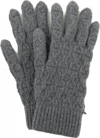 Herm&egrave;s Gray Cashmere Warm Gloves (Pre-Owned)