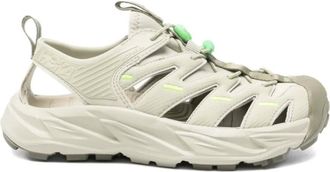 Hoka One One Schoenen, Heren, Beige, 41 1/2 EU, Neon Lime Oesterzwam Stijl
