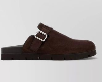 Prada suede slippers