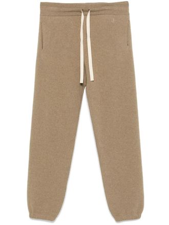 Jil Sander knitted track pants - Brown