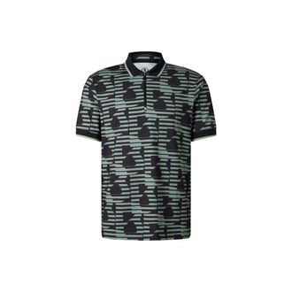 Bogner Valentin functional short-sleeved top for men - Black/eucalyptus - XXL