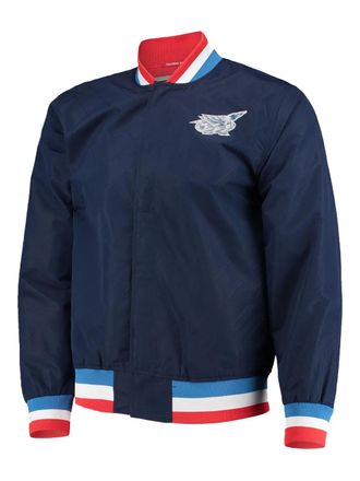 Mitchell & Ness x Houston Rockets jack met logodetail - Blauw